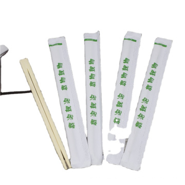 wood chopsticks with paper bags packings